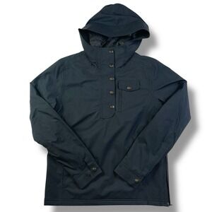 Aether Jacket Womens Size 2 Small Black Insulated Quilt Lined Anorak Hood Shell